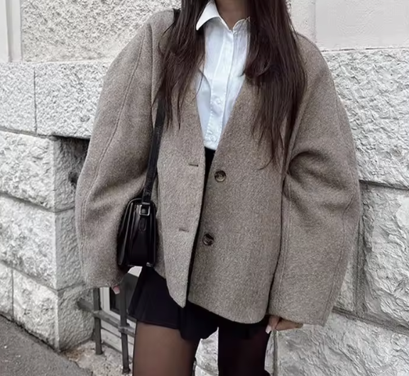 Gray winter jacket